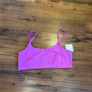 Fabletics Low Impact Cross-Back Sports Bra Purple Fuschia size XL NWT